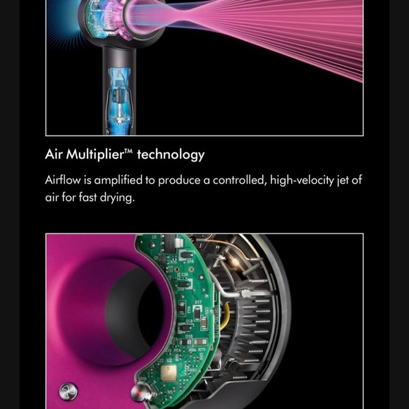 Dyson Supersonic Hair Dryer Fuchsia/Nickel - Picture 6 of 6